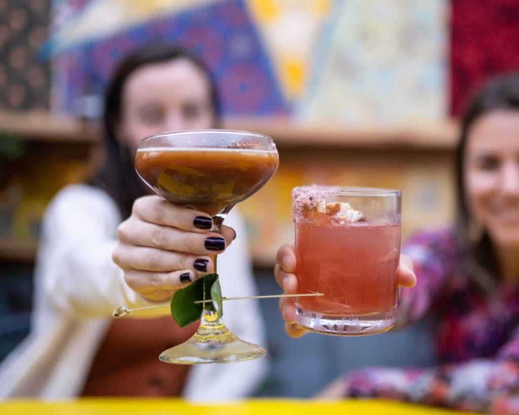 Talk Story Rooftop cocktails.